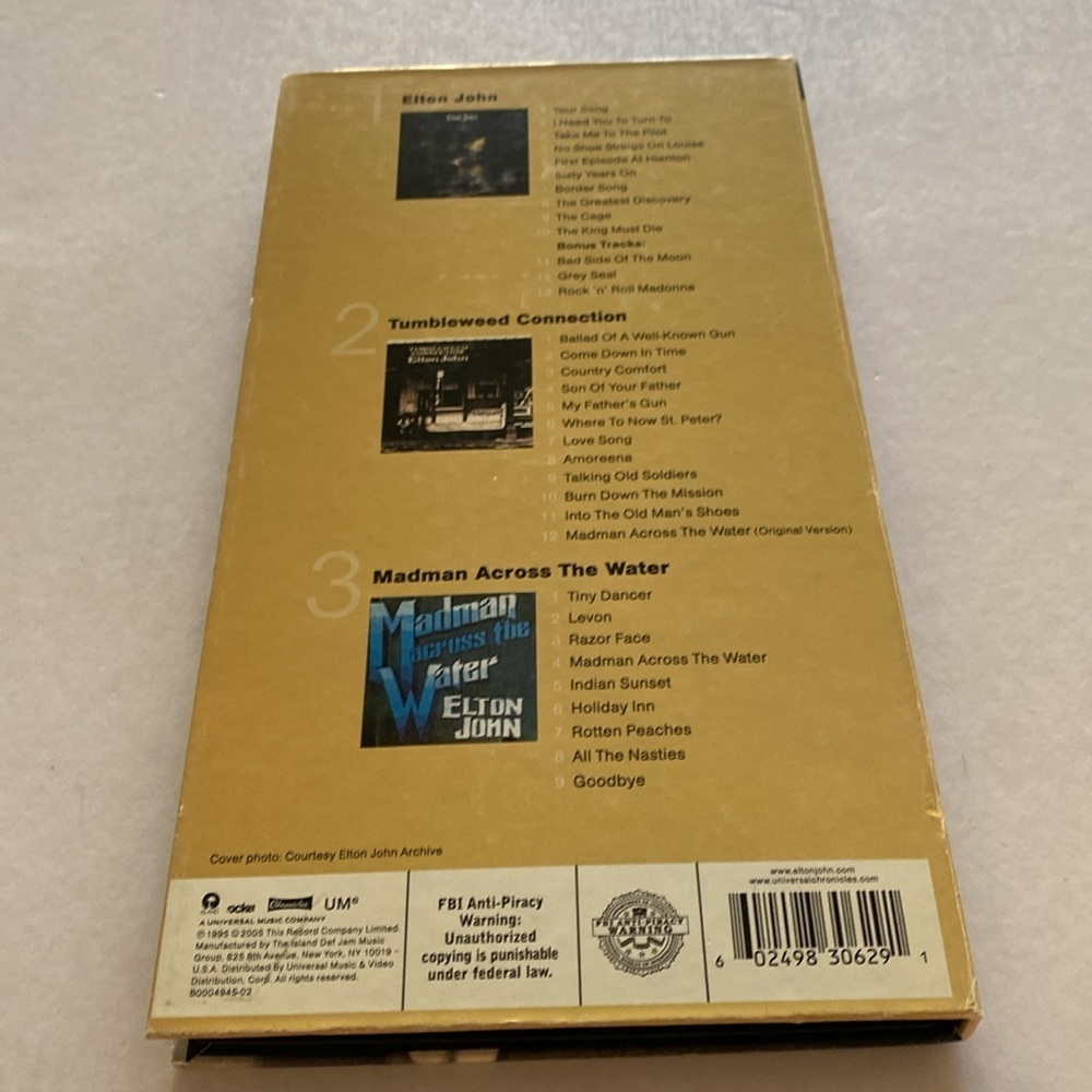 Elton John Chronicles 3 Classic Albums - Picture 4 of 4